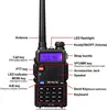 A diagram labeling the parts of a Retevis RT5R walkie-talkie. Náhled obrázku produktu