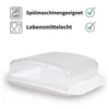 Dekorative Butterdose - Transparent mit Deckel - Produktbild-Vorschau 3