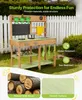 SucceBuy Spielküche für Kinder, Holzspielküche mit Herd, Produktbild-Vorschau 3