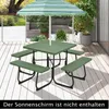 COSTWAY Sitzgarnitur für 8 Personen, Picknicktisch mit Produktbild-Vorschau 2