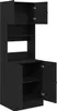 vidaXL Credenza da cucina 2 pezzi Nero effetto rovere 60 x Anteprima dell’immagine prodotto 2