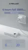 A white power bank is shown charging from a wall adapter, with text highlighting its charging speed. Náhled obrázku produktu