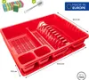 WELLGRO Abtropfgestell aus Kunststoff mit Reinigungsbürste Produktbild-Vorschau 2