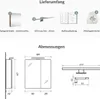 Planetmöbel Spiegelschrank Badezimmer mit LED Beleuchtung Produktbild-Vorschau 4