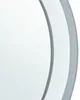A close-up of a round mirror with a grey frame. Náhled obrázku produktu