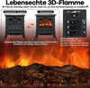 NAIZY 750W/1500W Elektrokamin mit Heizer, Elektrischer Produktbild-Vorschau 4