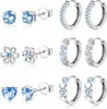 Petites boucles d'oreilles Set Femme Fille 925 Argent Voir les images du produit 1