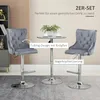 HOMCOM 2er Set Barhocker Barstühle Drehstühle Produktbild-Vorschau 4