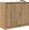 vidaXL Artisan dubový príborník 85x34x76 cm materiál na Náhľad obrázku produktu 4