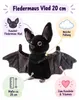 MISANIMO Chauve-souris en peluche Vlad, 20 cm de long Voir les images du produit 2