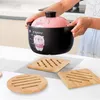 Hitzebeständiger topfuntersetzer,4er Set Bambus Produktbild-Vorschau 5