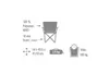 High Peak Salou Campingstuhl schwarz Produktbild-Vorschau 3
