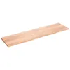 The Living Store Wandregal Hellbraun 200x50x(2-4) cm Produktbild-Vorschau 1