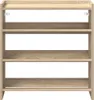 vidaXL Botník Sonoma dub 60x25x62 cm Materiál na bázi dřeva Náhled obrázku produktu 1