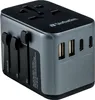 Adattatore da viaggio Verbatim Eu/Uk/Us2Xusb-A/2Xusb-C Pd Anteprima dell’immagine prodotto 1