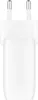 A white USB-C power adapter with two prongs for plugging into an electrical outlet. Produktbild-Vorschau