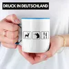 Trendation - Jäger Tasse Geschenk Eat Sleep Jagen Repeat Produktbild-Vorschau 2