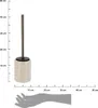 TENDANCE | Toilettenbürste - 40 x 10 cm - beige - Steingut Produktbild-Vorschau 3