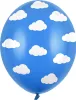 PartyDeco SB14P-230-001-6, Spielzeugballon, Latex, Blau, Produktbild-Vorschau 2