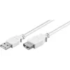goobay USB 2.0 Hi-Speed Verlängerungskabel weiß 3 m Produktbild-Vorschau 8