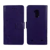 Schutz Hülle Blumen für Handy ZTE Blade V7 Lite Violett Produktbild-Vorschau 3