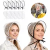 10er-Set Regenhaube mit Visier, PVC, wiederverwendbar, Produktbild-Vorschau 1
