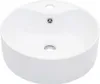 vidaXL Lavabo avec trop-plein 36 x 13 cm Céramique blanche Voir les images du produit 1