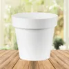 Central Garden Round Blumentopf in weiß in 60 cm Produktbild-Vorschau 1