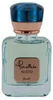 Pomellato Nudo Blue Eau de Parfum im transparenten hellblauen Glasflakon mit roségoldfarbenem Hals und facettiertem blauem Verschluss. Anteprima dell’immagine prodotto