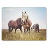 MuchoWow® Mauspad Mousepad Pferde - Gras - Frühling 23x19 Produktbild-Vorschau 1