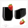 PLATINUX Schwarze Elegante Trinkgläser 300ml (max. 330ml) Produktbild-Vorschau 7
