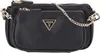 A black Guess handbag with a gold chain. Produktbild-Vorschau