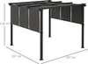 Outsunny Pergola avec 3 toiles coulissantes 3 x 3 m Voir les images du produit 3