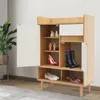 Botníky 60*32*90cm Botník s dvířky Volně stojící botník Náhled obrázku produktu 3