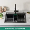 CECIPA MAX Edelstahl Spüle Schwarz 60x49CM - Spülbecken mit Produktbild-Vorschau 11