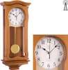 JVD NR2219/41 Wanduhr Funk Funkwanduhr Pendel Holz Produktbild-Vorschau 1