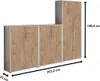 Aktenschrank TABOR 53 in lichtgrau / Gold Harbor Oak, Produktbild-Vorschau 2