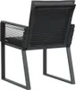 vidaXL Sedie da giardino con cuscini 4 pezzi in polirattan Anteprima dell’immagine prodotto 7