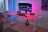 Ekspand | Table de gaming - Rose - 140 x 60 x 74 cm - Voir les images du produit 8