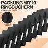 ACROPAQ - 10 x Ringbuch A4 - 2 Ringen, Rückenetiketten, Produktbild-Vorschau 2