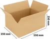 Karton Pudełko Kartonowe Klapowy 550x350x250mm KRAFT Podgląd zdjęcia produktu 1