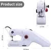 Mini-handnähmaschine, Handnähmaschine, Reisenähmaschine, Produktbild-Vorschau 5