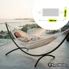Ocelový stojan na houpací síť, obloukový, černý – Náhled obrázku produktu 7