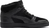 A black Puma sneaker is shown against a white background. Produktbild-Vorschau