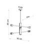 Žyrandol DUOMO 6 Sollux Lighting SL.0305 Náhled obrázku produktu 4