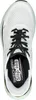 A top-down view of a white Skechers sneaker. Voir les images du produit