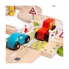 Bigjigs Rail Chemin de fer en bois avec route de campagne Voir les images du produit 8