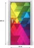 Tulup Türaufkleber 95x205 cm Dekorative Aufkleber Produktbild-Vorschau 3