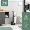 eluno stojaci WC set 4v1, WC kefa, držiak na rolky a Náhľad obrázku produktu 4