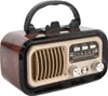 Retro rádio s Bluetooth reproduktorem Paměťová karta USB Náhled obrázku produktu 3